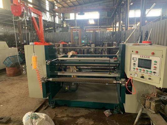 Eénassige papierfilm- en snijmachine roll slitter rewinder éénassige