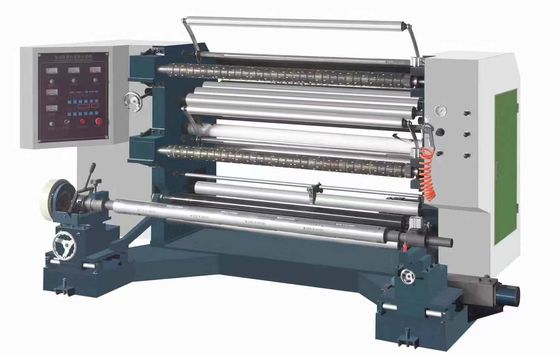 Handmatige bediening Verticale snijmachine Papierrol Slitter 0 - 200m/Min 1300mm