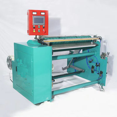 OD 600 mm Kleine rollensnipper Rewinder Rewinding And Slitting Machine 1300 x 1380 x 1600 mm