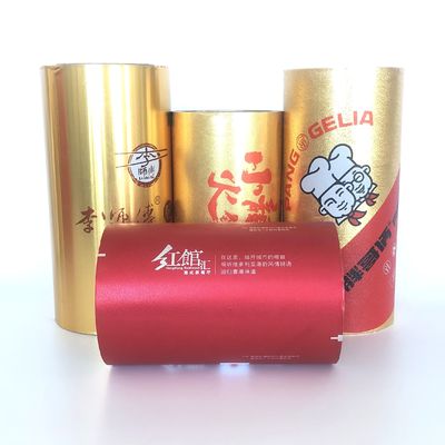 Aanpasbare 40 Mic aluminium folie hitte afdichting film voor PS / PP / PE / PET / papieren bekers