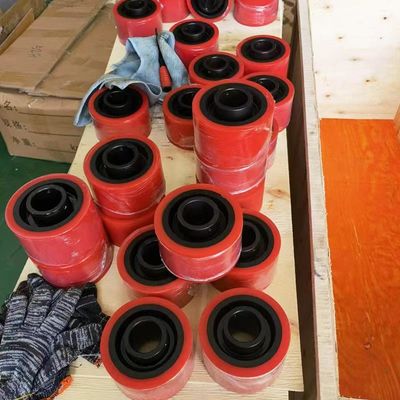 Industriële hoogtemperatuur slijtagebestendige polyurethaanrubberrollers voor drukkerijen