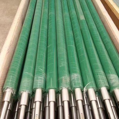 Industriële hoogtemperatuur slijtagebestendige polyurethaanrubberrollers voor drukkerijen
