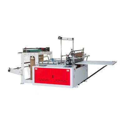 Ondersluiting, warmtsluiting, koudsnijmachine voor het maken van plastic zakjes voor supermarkten, platte zakjes