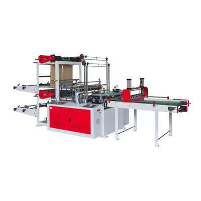Verscheidene dunne films Warme lucht koude plastic zak snijmachine voor platte zakken