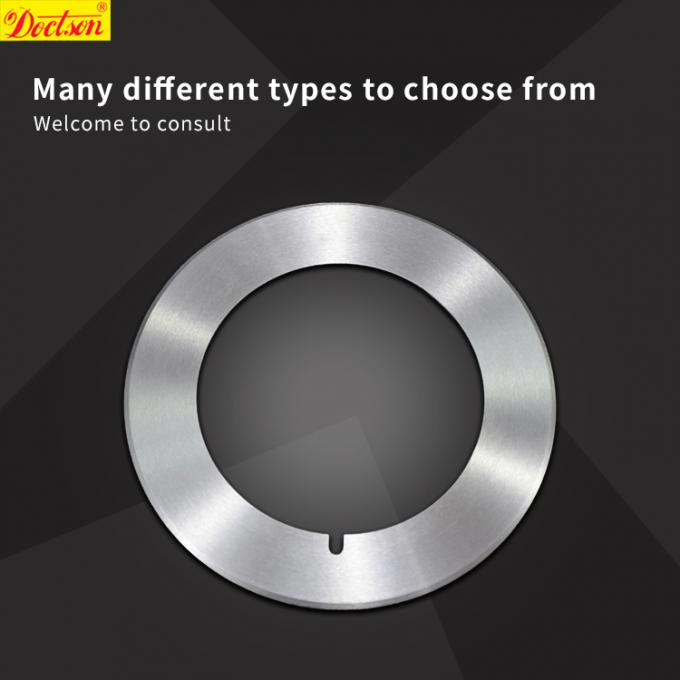 Ronde hoge precisie roterende snijblad Pvc-randblad Roterende messen snijmachine Papierpijp Kleefband snijmachine blad 0